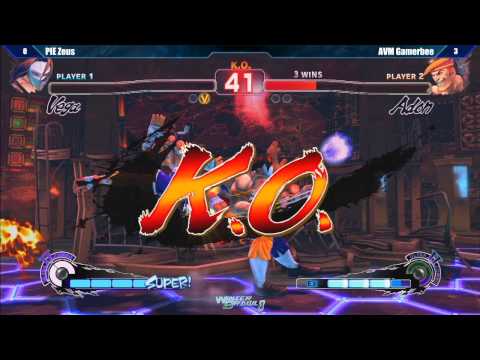 gamerbee - SSF4 AE2012 Exhibition: AVM Gamerbee vs PIE Zeus - Winter Brawl 8 Tournament.