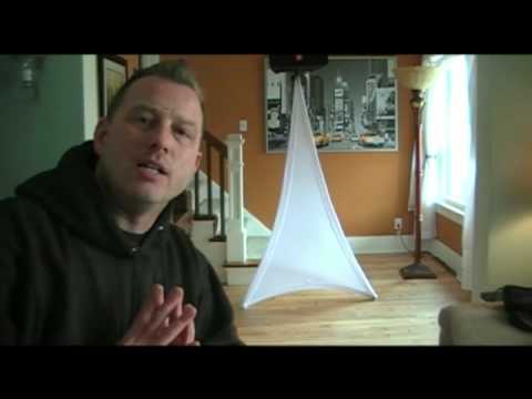 Brian looks at Scrim-King Speaker Stand & Tripod Covers
