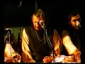 Nusrat Fateh Ali Khan - WOMAD - Yaad-e-Nabi part 1 This version opens with fantastic melodious improvisation with the harmonium by Farooq Fateh Ali Khan 'Yaad-e-Nabi Ka Gulshan Mehka, Mehka lagtha heh' like a fragrant Rose Garden is rememberance of the Prophet 'Mehfil meh maujood hain Aqaa, Ay'sa lagtha heh' ...It is like.... my Majesty (saw) is present in the Gathering