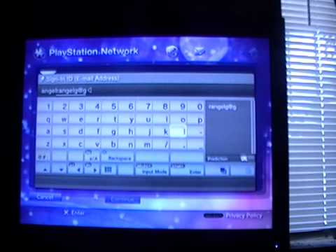 how to sign in on ps3