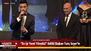 “En İyi Yerel Yönetici” ödülü Başkan Tunç Soyer’in