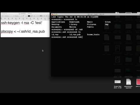 how to provide ssh public key