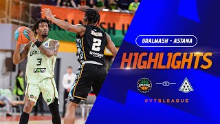 «Uralmash» vs «Astana» vs | Highlights of the match | VTB United league | 2nd stage