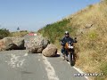 On the roads of the Sicily with mine kawasaki kle 500
