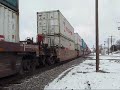 BNSF HEADS EAST AT MARCELINE.STACK TRAIN, BNSF HEADS EAST AT MARCELINE.STACK TRAIN,