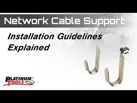 Platinum Tools Network Cable Support