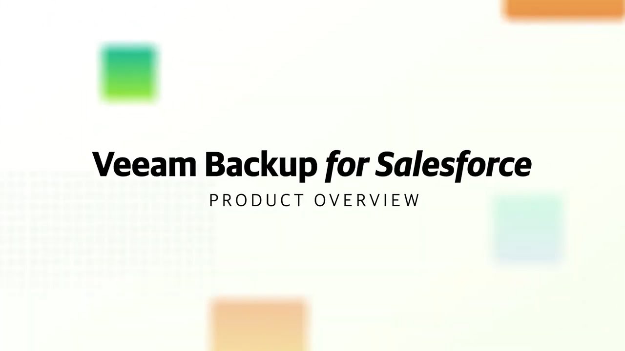 Salesforce Backup Demo video