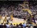 SHAQ miss-freethrow-DUNK on Duncan