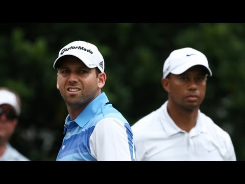 Tiger Woods's blunt response to Sergio García question -- video