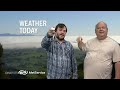 Tenacious D doing New Zealands weather this morning...