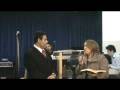 Pastora Jane homenageando Pastor Orceni em seu aniversario