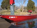 Jon boat decking project 3/8 plywood test