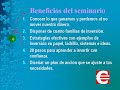 Seminario Que tu dinero trabaje por ti
