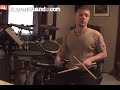 basic drum set lesson by aaron bland: quarter note placement