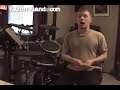 basic drum set lesson by aaron bland: quarter note placement