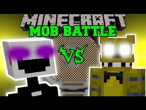 PUPPET MASTER VS GOLDEN FREDDY - Minecraft Mob Battles - Minecraft Mods