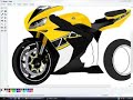 Drawing a Motorcycle in MS Paint