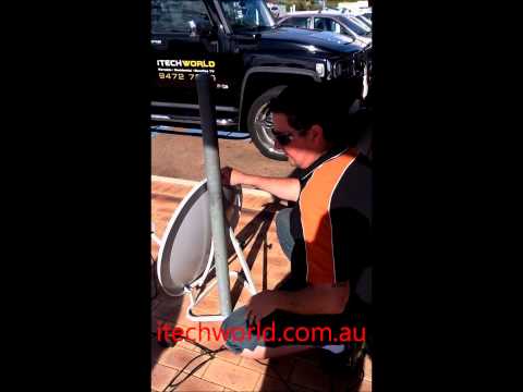 how to locate optus c1 satellite