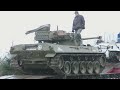 Bastogne 2009 - M18 Hellcat Tank Destroyer Unloading in Vaux-sur-Sure on 12 Dec 09