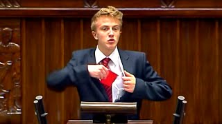 Tej siły już nie powstrzymacie! Młody konkretnie zaorał posłów w sejmie i dał czerwoną kartkę!