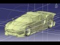 CITROEN GT CATIA V5 CAR Politecnica Sevilla