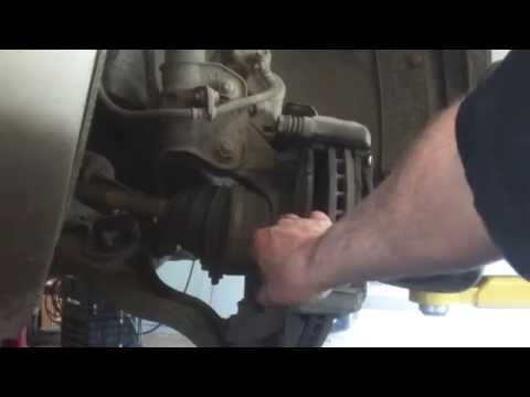 Front brake pad replacement 2005 Honda Odyssey pads Install Remove Replace