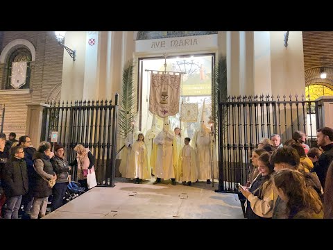 Eucaristía - Salida del Vía Crucis de Martes Santo. Semana Santa Zaragoza 2023