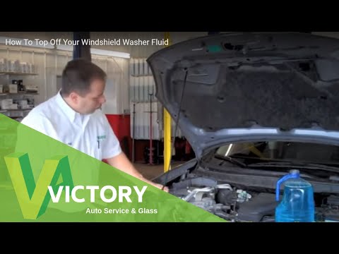 how to fill windshield washer