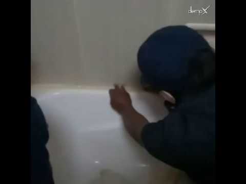 Mendempul Celah Antara Bathtub dan Dinding dengan DEMP-X Perekat Extreme - Lem Epoxy Serbaguna