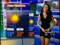 Mayte Carranco vestido negro sexy/ con avance
