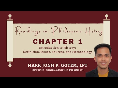 RPH, Chapter 1: Introduction to History Part 1