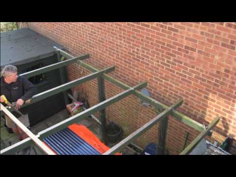 how to fasten corrugated pvc roofing