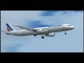 air france airbus a321 marseille london  flight sim 