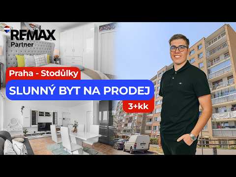 Video Prostorný byt 3+kk v 7. patře s lodžií a výhledem, pár metrů od metra Stodůlky