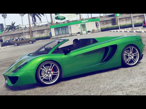 GTA 5 Online - Convertible Super Cars! Entity XF, Vacca, Zentorno & More! (GTA 5 Car Concepts)