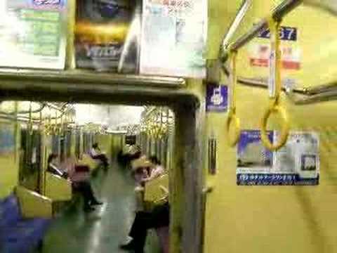 北総7250形で日本橋～宝町間に乗車する。