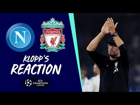 Video: Klopp's reaction: 'It was intense, both teams fought hard' | Napoli vs Liverpool