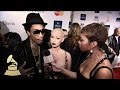 Wiz Khalifa and Amber Rose at Pre-GRAMMY Gala