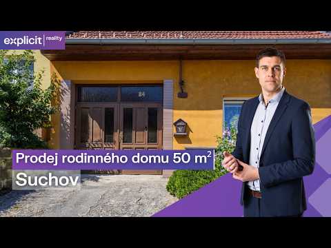 Video Prodej rodinného domu 50 m² - Suchov