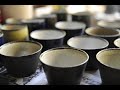 伊豆高原 陶芸体験 ほけきょ庵 pottery demo 花器・月陽花