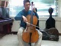 Bach: Suite for Cello No.5 - Allemande and Courante