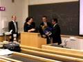 Declared a Doctor of Philosphy