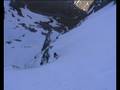 Climbing on Raeburn's Route Ben Nevis Scotland