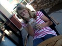 Julia and Violeta at StartBucks