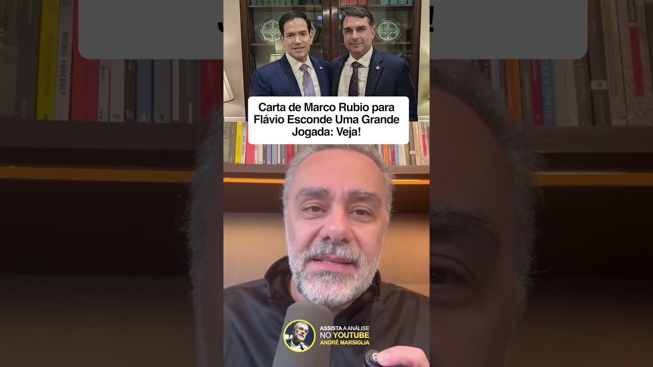 🚨 Carta de Marco Rubio para Flávio Esconde Uma Grande Jogada  Veja!