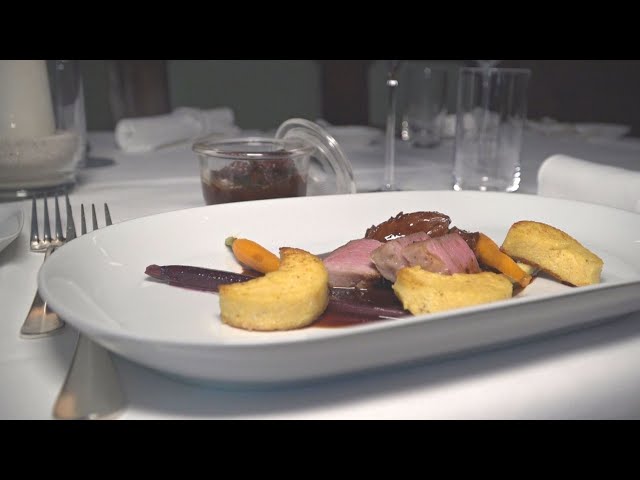 Iberico Hoch 3 mit Grießnocken (glutenfrei)