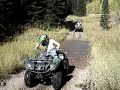 ATV Crossing the Stream ATV Crossing the Stream