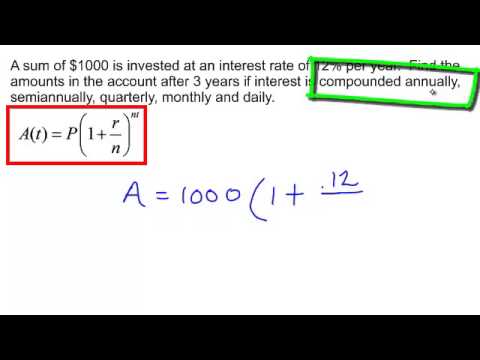 how to calculate compound interest