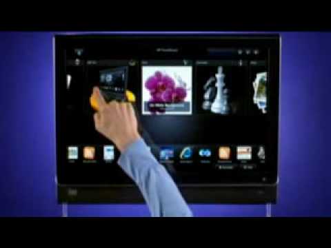 HP TouchSmart PC con tecnología touch screen.avi
