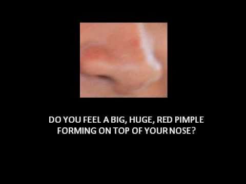 how to treat zit inside nose